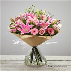 Pink Radiance Hand-tied Extra Large